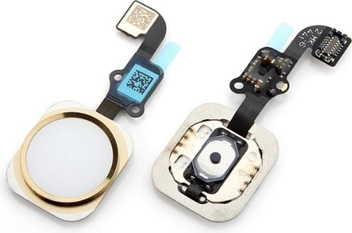Produktbild Foxconn iPhone 6 Plus Home Button Flexkabel + Home Knopf + Gummiring schwarz (Apple iPhone 6 Plus)