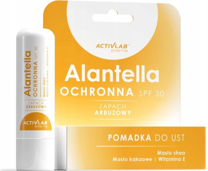 Actual product image Activlab Pharma Alantella Protective Lip Balm Spf 30 49 G