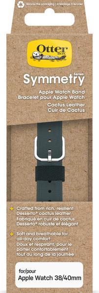 Produktbild OtterBox Symmetry Cactus Leather Watch Band für Apple Watch 9/8/7 45mm (42 mm, 44 mm, 45 mm, Veganes Leder, Watch Series 3 42mm, Apple Watch Series 10)