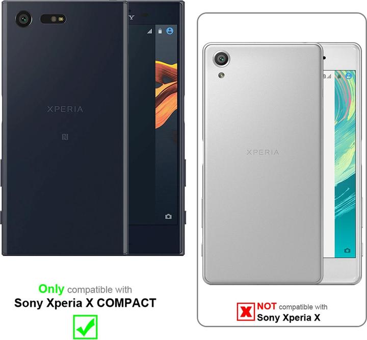 Immagine prodotto Cadorabo Flip come copertura invisibile (Sony Xperia X Compact)