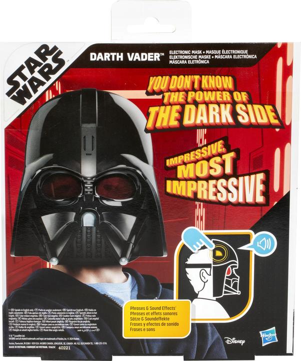 Actual product image Hasbro Sw Darth Vader Electronic Mask
