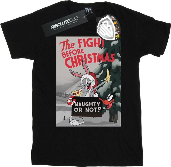 Immagine prodotto Looney Tunes The Fight Before Christmas Maglietta Ampia Donna (L)