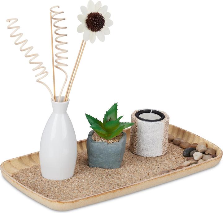 Immagine prodotto Relaxdays Set portacandele (34 x 17,5 x 26 cm)