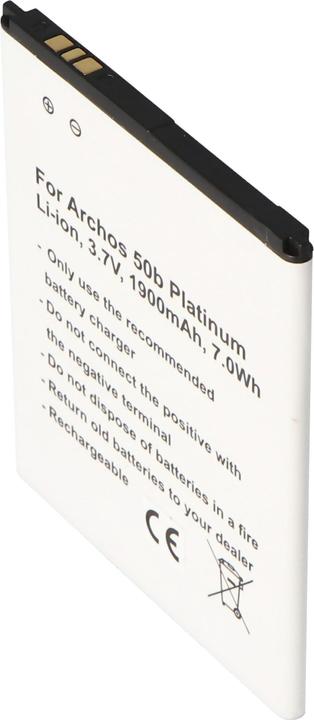 Actual product image AccuCell Battery for Archos AC50BPL Battery Archos 50b Platinum