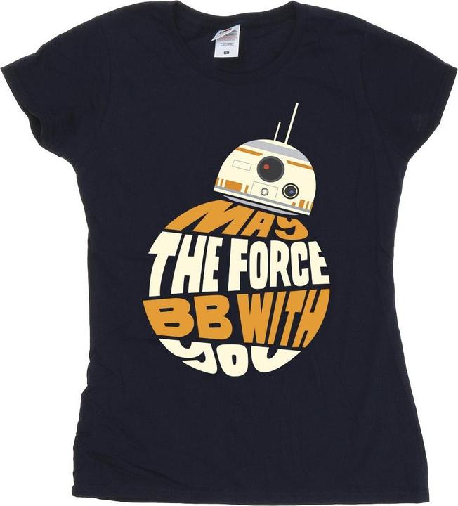 Immagine prodotto Star Wars May The Force BB8 Maglietta Donna (S)