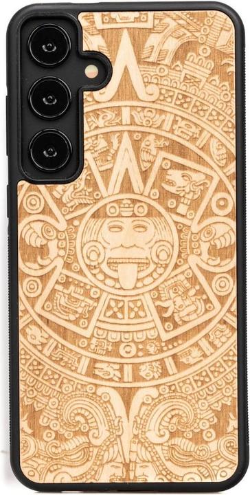 Actual product image INNE Bewood case for Samsung Galaxy S24 Plus Aztec Calendar Aniegre (Samsung Galaxy S24+)
