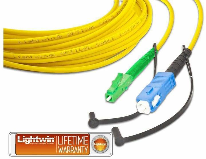 Immagine prodotto Wirewin Lightwin LWL-Patchkabel Singlemode LC/APC – SC, OS2, Simplex, 40 (40 m)