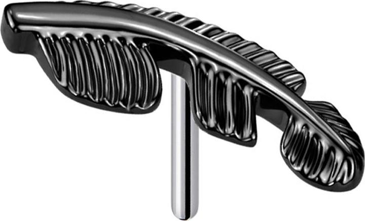 Immagine prodotto Star Piercing Molla senza filettatura nera (senza ottone, Titanio G23)