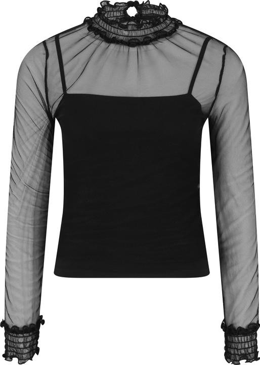 Urban Classics Ladies Double Layer Mesh L/S
