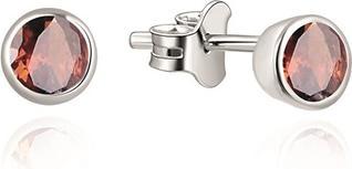 Produktbild Beneto Exclusive - Fine silver stud earrings with garnets GRAAGUP2716