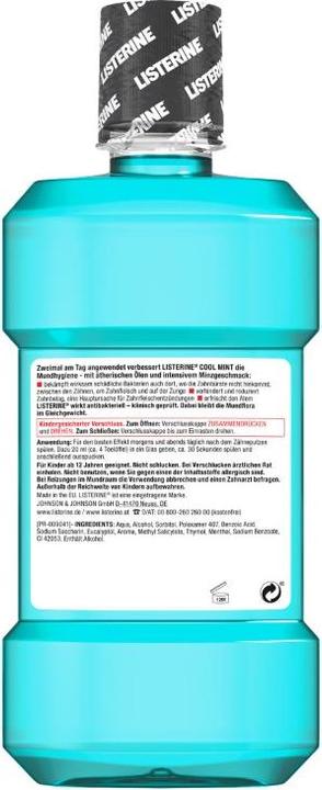 Produktbild Listerine Mundspülung Cool Mint (600 ml, Mundspülung)