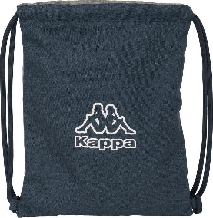Produktbild Kappa Rucksacktasche mit Bändern Dark navy Grau Marineblau 35 x 40 x 1 cm