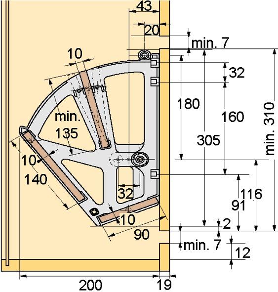 Actual product image Hettich Beau (1 pcs.)