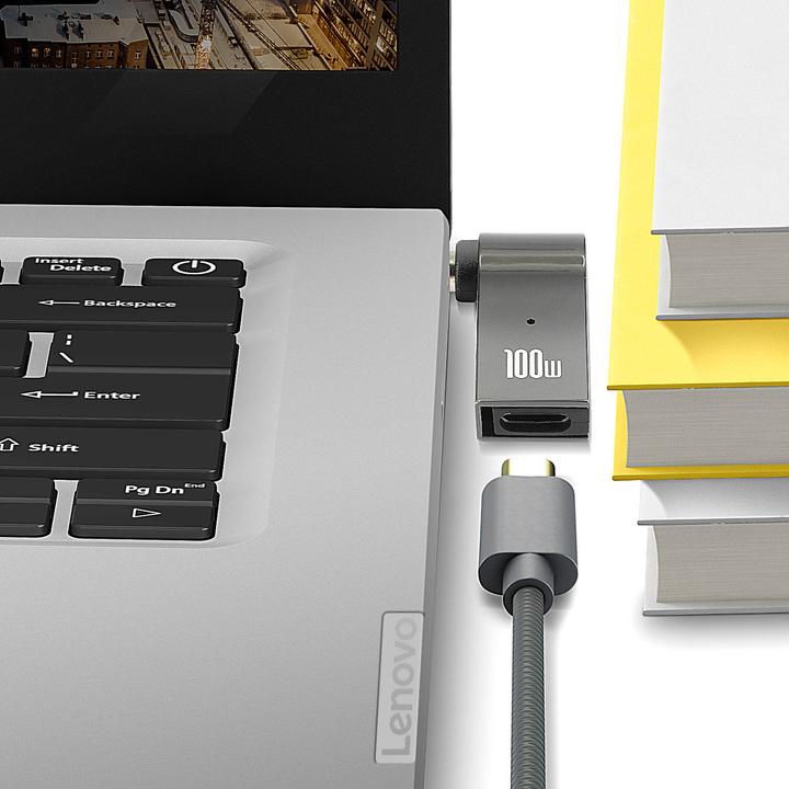 Immagine prodotto Avizar ADA-100W-C011-YL, adattatore USB-C / 4.0 x 1.7mm 100W (Proprietario, USB tipo C)