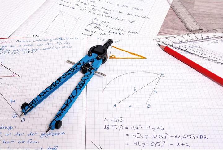 Produktbild EberhardFaber Schnellverstellzirkel Ø 39 cm, Neon Blau