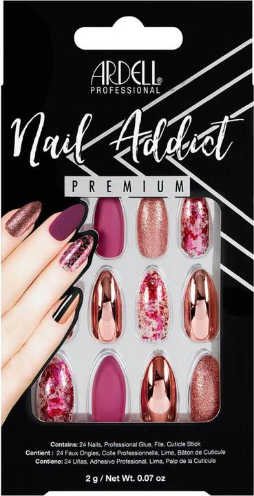 Actual product image Ardell Nail Addict - Nail Addict Chrome Pink Foil (Nail lutensil, Pink)