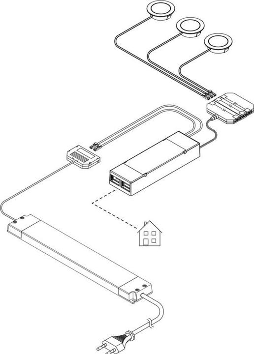 Actual product image L&S LED Dali Dimmschalter, +1-10 V, 12V, 72W