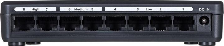 Immagine prodotto Zyxel GS-108SV2 Switch per supporti Ethernet Gigabit da tavolo a 8 porte Gigabit Ethernet (8 Porti)