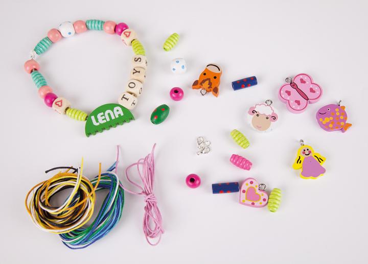 Actual product image Lena wooden beads and letters