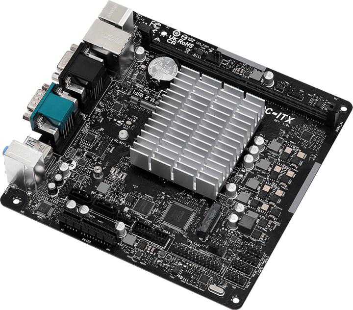 Actual product image AsRock N100DC-ITX (NA (integrated CPU), Intel SoC, Mini-ITX)