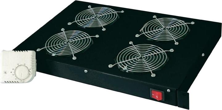 Actual product image Digitus DN-19 FAN-4-HO-SW Rack-mount ventilation unit 4 fans, black