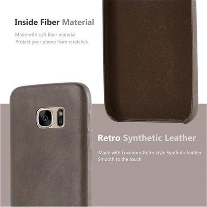 Produktbild Cadorabo Hard Cover Kunstleder mit Struktur (Samsung Galaxy S7)