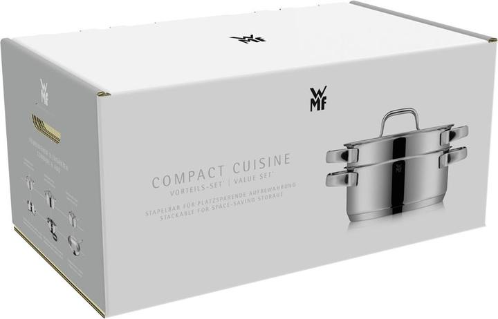 Produktbild WMF Compact Cuisine Topf-Set, 5-teilig (24 cm, Pfannenset + Topfset, Edelstahl)