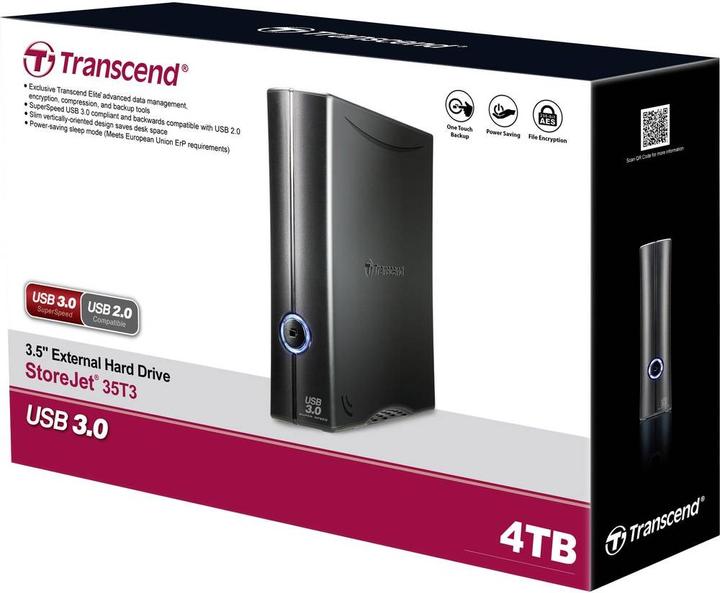Image du produit Transcend StoreJet 35T3 (4 To)