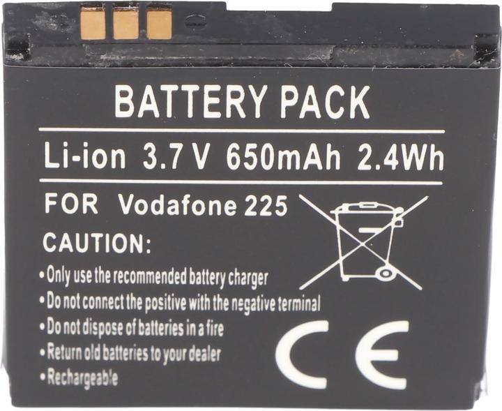 Immagine prodotto AccuCell Batteria Vodafone 125, 225, 246, Li3706T42P3h38385