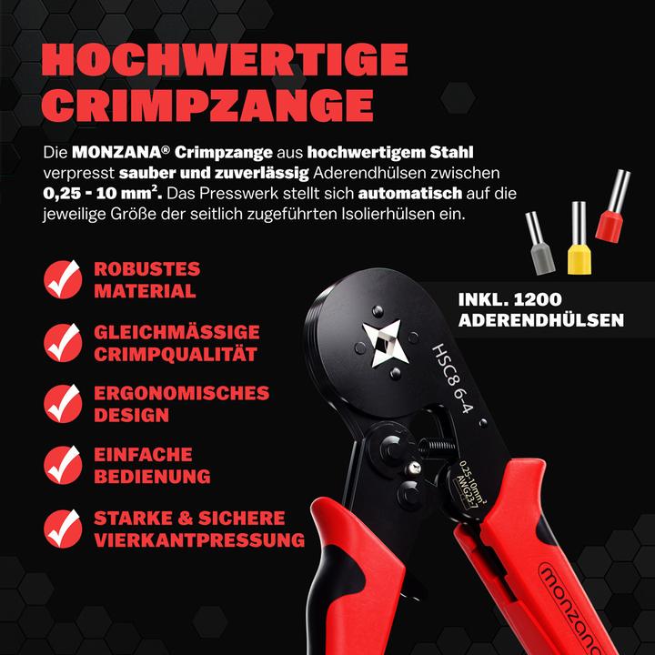 Actual product image Monzana Crimping pliers (55 mm)