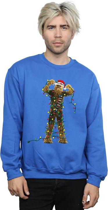 Immagine prodotto Star Wars Chewbacca Christmas Lights Felpa Uomo (M)