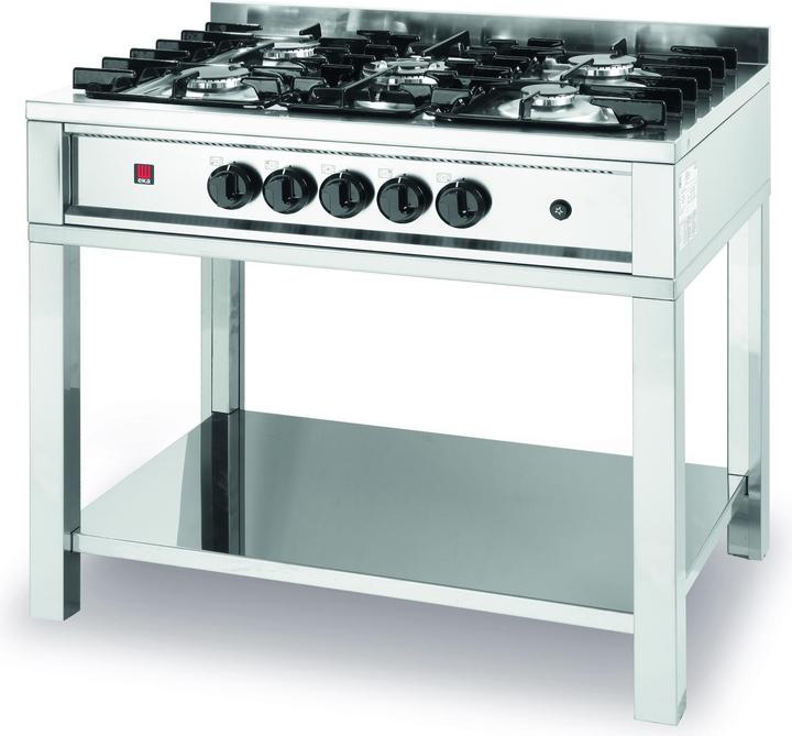 Produktbild Hendi Gasherd KTP-96 5-flammig Erdgas