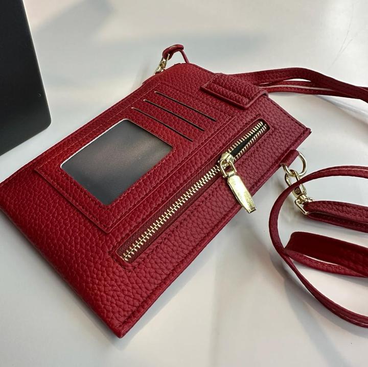 Produktbild PhoneLook Elegantes umhänge Etui universel für Smartphone bis 6.7 Zoll aus mit Brieftasche (Apple iPhone 15)
