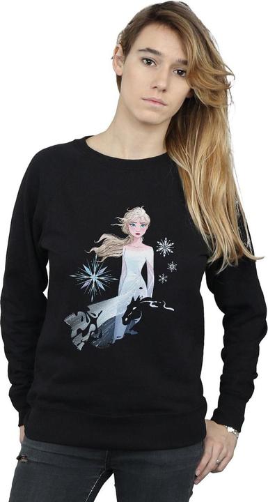 Immagine prodotto Disney Frozen 2 Elsa Nokk Silhouette Felpa Donna (S)