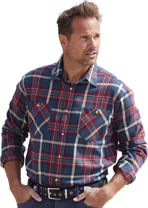 Actual product image Atlas For Men Mens Checked Flannel Shirt (3XL)