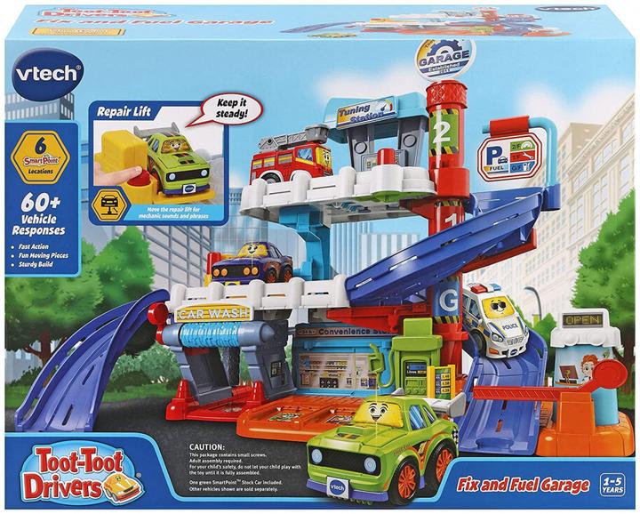 Actual product image VTech 556603 Toot - Toot Drivers Mega Set with 3 Vehicles (English Version) 18+ Months