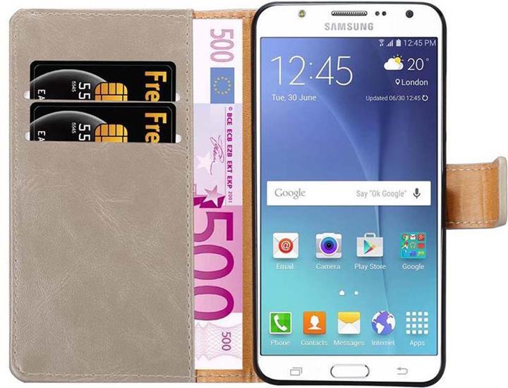 Actual product image Cadorabo Book Luxury Cover (Samsung Galaxy J7)