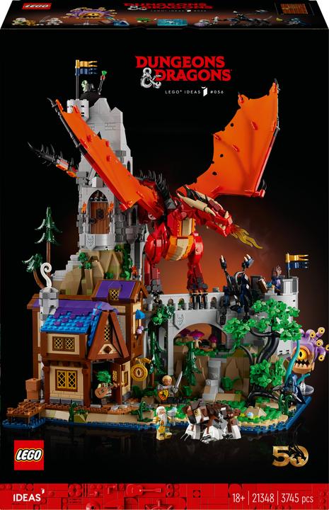 Produktbild LEGO 21348 Dungeons & Dragons: Die Sage vom Roten Drachen (21348, LEGO Ideas, LEGO Seltene Sets)