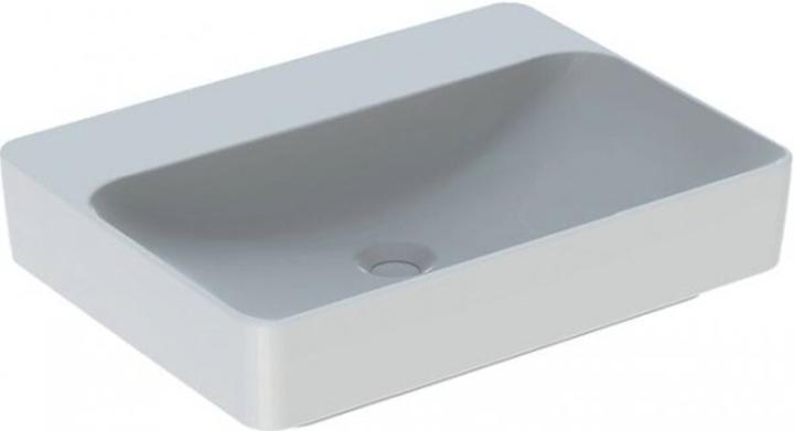 Produktbild Geberit VariForm Aufsatzwaschtisch rechteckig, 600x450mm, mit Hahnloch, ohne Überlauf (790 mm, 600 mm)