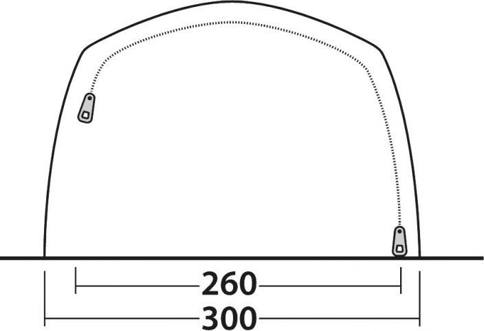 Produktbild Outwell Utah 5 (Tunnelzelt, 25.60 kg, 5 Personen)