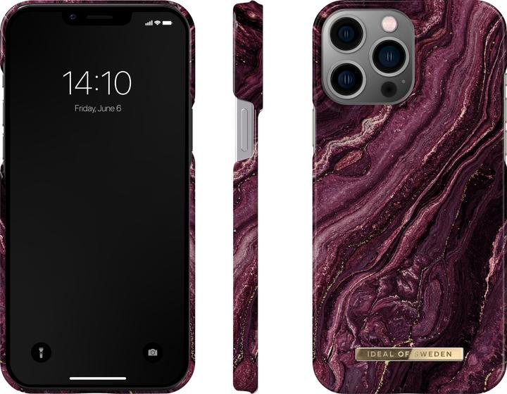 Actual product image iDeal Of Sweden Designer Hard Cover Golden Plum (Apple iPhone 13 Pro Max)