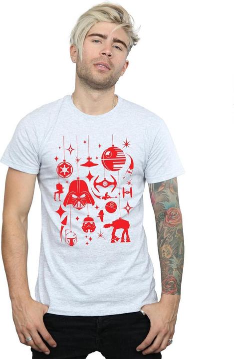 Produktbild Star Wars Christmas Decorations TShirt (XL)