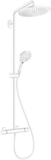 Actual product image hansgrohe Croma Select S 280 Air 1jet Showerpipe Ditto: with EcoSmart : Colour - Brushed Bronze