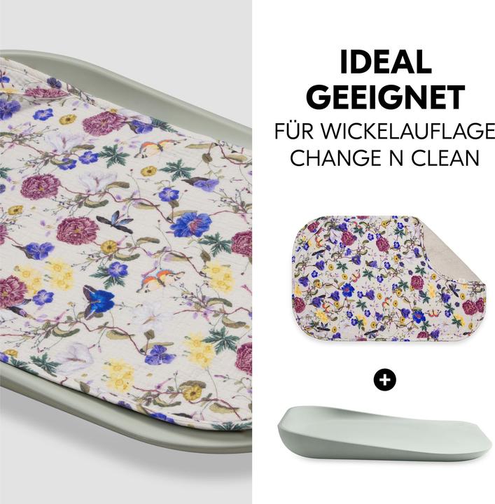 Actual product image Hauck 2in1 topper for changing mat and towel