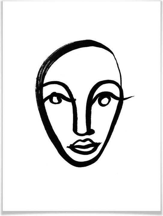 Image du produit Trenddeko Face 04 (24 x 30 cm)