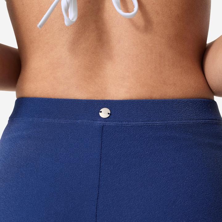 Immagine prodotto Olaian Women’s high-waisted surf shorty swimsuit bottoms - Caro Blue (40, 42)
