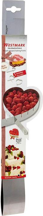 Actual product image Westmark Heartbaking tin, stainless steel, 19x5 cm