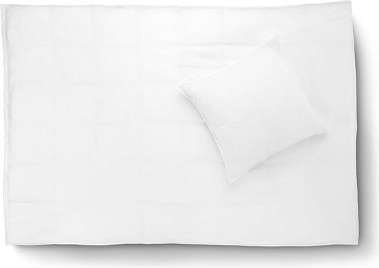 Immagine prodotto Cocoon Biancheria da letto 100% cotone biologico, 100x140 e 40x45 cm, bianco