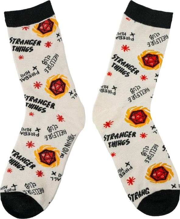 Actual product image Cinereplicas Stranger Things: Hellfire Club socks (3 pairs (pack of 3, 40)