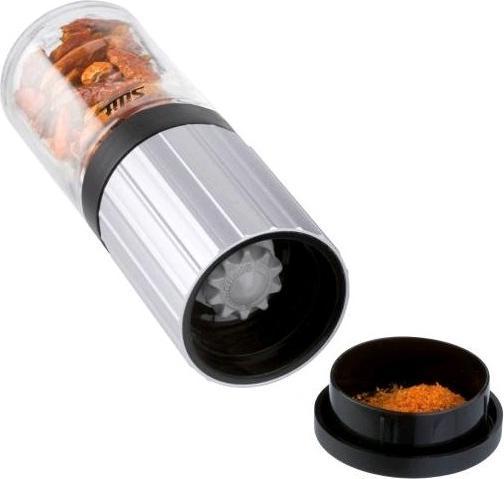 Produktbild Silit Salzmühle Pfeffermühle 13,5cm Keramikmahlwerk Piccante Glasbehälter (Pfeffer, Salz)